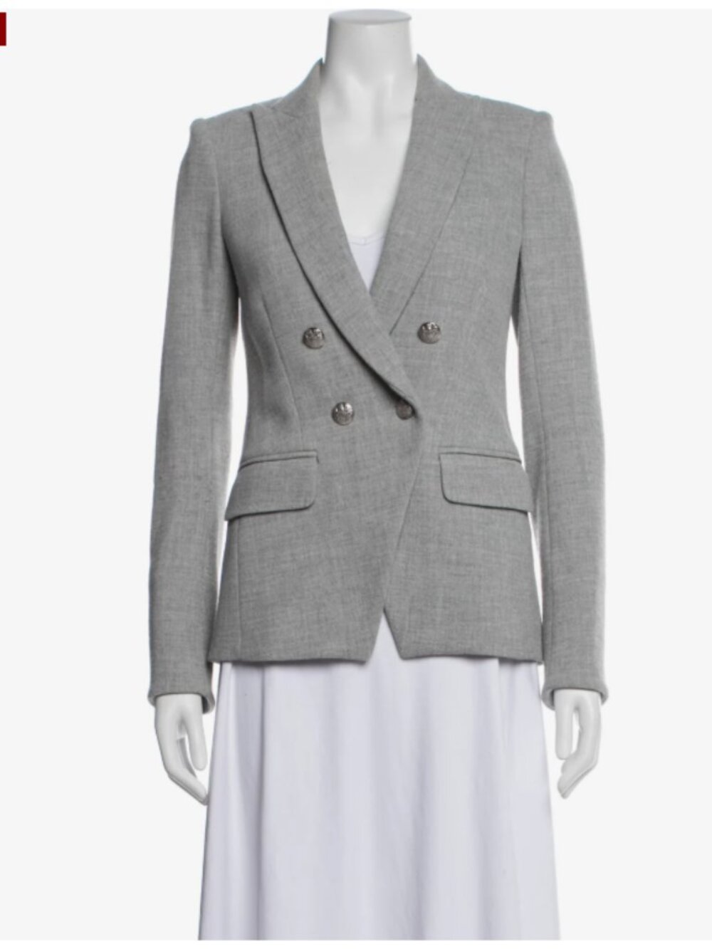 VERONICA BEARD Gray Business Office Career Blazer Jacket Sz 2/XS MSRP $710